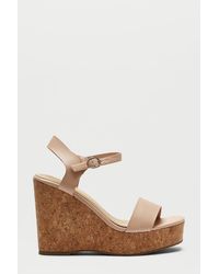 Dorothy Perkins - Blush Ryleigh Two Part Cork Wedge - Lyst