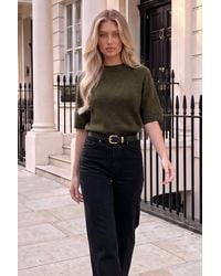 AX Paris - Short Sleeve Knit Jumper - Lyst