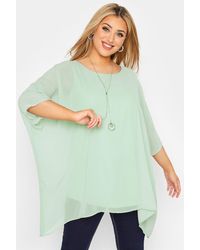 Yours - Cape Blouse - Lyst