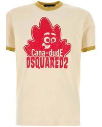 DSquared² - Cana-Dude Short Sleeve Round T-Shirt - Lyst