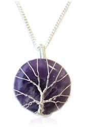 KDMD - Tree Of Life Gemstone Necklace - Lyst