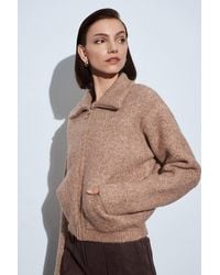Dilvin - Wool-Blend Cardigan - Lyst
