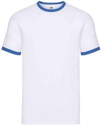 Fruit Of The Loom - Ringer Contrast T-Shirt - Lyst
