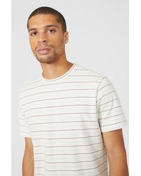 MAINE - Dash Stripe T-shirt - Lyst