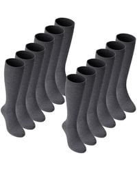 Sock Snob - 12 Pack Long Knee High Soft Cotton School Socks - Lyst