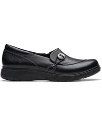 Clarks - Certina Ease Leather Slip Ons - Lyst