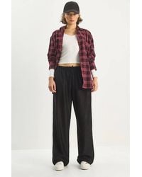 Bianco Lucci - High Waist Wide Leg Pants - Lyst