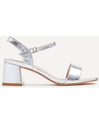 Linzi - Darcie Faux Leather Heeled Sandals - Lyst