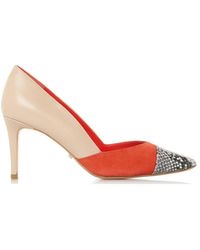Dune - 'aveeva' Leather Court Shoes - Lyst