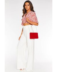 sam faiers pink and red heart print wrap dress