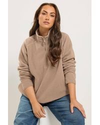 Yours - Half Zip Fleece - Lyst