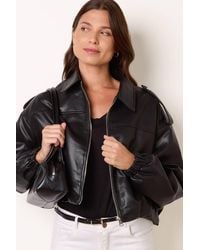 Blue Vanilla - Long Sleeve Collar Jacket - Lyst