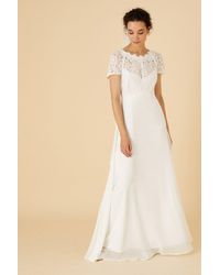 Monsoon - 'megan' Lace Bridal Maxi Dress - Lyst