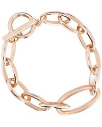 Jon Richard - Gold Plated Pave Link Bracelet - Lyst