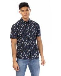 Peter Werth - Inman Button Detail Shirt - Lyst