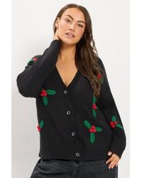 Yours - Holly Knitted Cardigan - Lyst