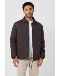 Brave Soul - Heat Seal Padded Coach Style Jacket - Lyst