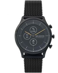 Skagen - Hybrid Hr 42 Stainless Steel Digital Quartz Wear Os Watch - Skt3001 - Lyst