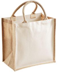 Westford Mill - Midi Jute Printable Tote Bag - Lyst