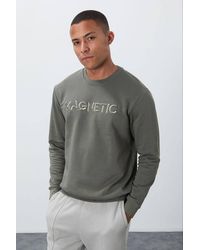 TOMMY LIFE - Printed Crew Neck Sweatshirt - Lyst