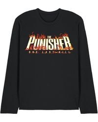 Marvel - Punisher One Last Kill Burning Logo Long Sleeve T-Shirt - Lyst