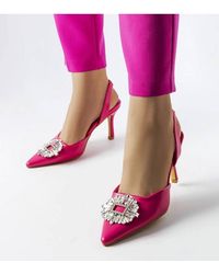 KDMD - Elegant Zircon High Heel Pumps With Slip On Comfort For Summer - Lyst