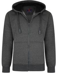 KAM Jeanswear - Long Sleeve Full Zip Hoody For - Lyst