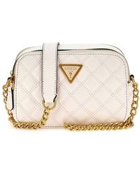 Guess - Giully Camera Bag Ivory - Lyst