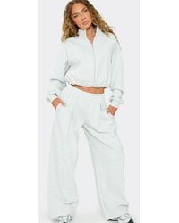 EGO - Wide Leg Mid Rise Joggers - Lyst