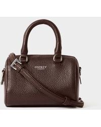 Osprey - The Madison Mini Leather Barrel Bag - Lyst