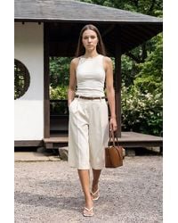 Dilvin - Sleeveless Slim-Fit Cami Blouse - Lyst