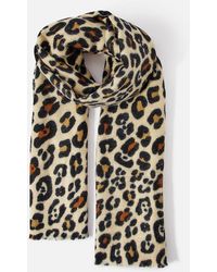 Accessorize - 'lou' Leopard Super Soft Blanket Scarf - Lyst