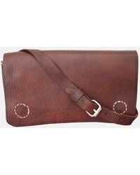 Berber Leather - 'The Kenitra' Leather Shoulder Bag - Lyst