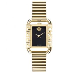 Versace - Stainless Steel Luxury Analogue Quartz Watch - Ve3b00522 - Lyst