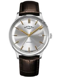 Rotary - Stainless Steel Classic Analogue Quartz Watch - Gs05400/06 - Lyst