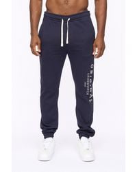 Crosshatch - Jamals High-Build Graphic Logo Joggers With Cuffed Hem - Lyst
