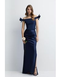 Coast - Premium Satin Figure Shaping Bridesmaids Maxi Skirt - Lyst