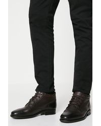 MAINE - : Dean Leather Lace Up Chukka Boot - Lyst