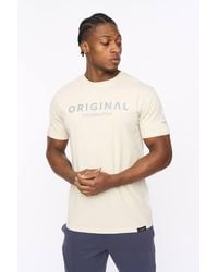 Crosshatch - Bardon Crew Neck Cotton T-Shirt With High Build Chest Print - Lyst