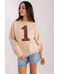 Love Lace - Comfortable Round Neck Long Sleeve Printed Sweatshirt - Lyst