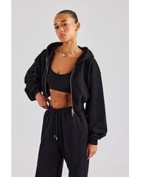 CERNUCCI - C Cropped Zip Through Hoodie - Lyst
