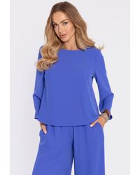 Love Lace - Classic Stretch Blouse With Long Sleeves - Lyst
