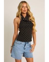 Rebellious Fashion - Cowl Neck Strappy Top - Lyst