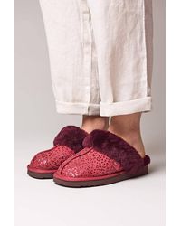 Moshulu - 'Tiree' Sheepskin Mule Slippers - Lyst