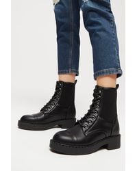 Faith - : Adele Lace Up Boots - Lyst