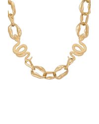 Bibi Bijoux - Gold 'serpent' Chunky Chain Necklace - Lyst