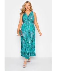 Yours - Knot Front Maxi Dress - Lyst