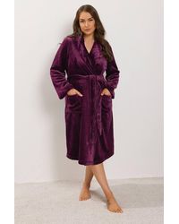 Yours - Luxe Dressing Gown - Lyst