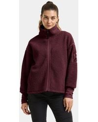 Didriksons - Melissa Teddy Fleece Full-Zip - Lyst
