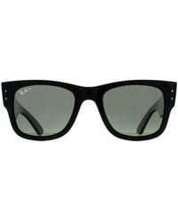Ray-Ban - Square Polished Polarized Rb0840S Mega Wayfarer - Lyst